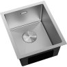 Mexen Trixo terasest köögivalamu, 1-kausiga, 370 x 440 mm, inox - 6412371000-01