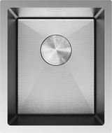 Mexen Trixo lava-loiça em aço com 1 cuba 370 x 440 mm, inox HC - 6412371000-01HC