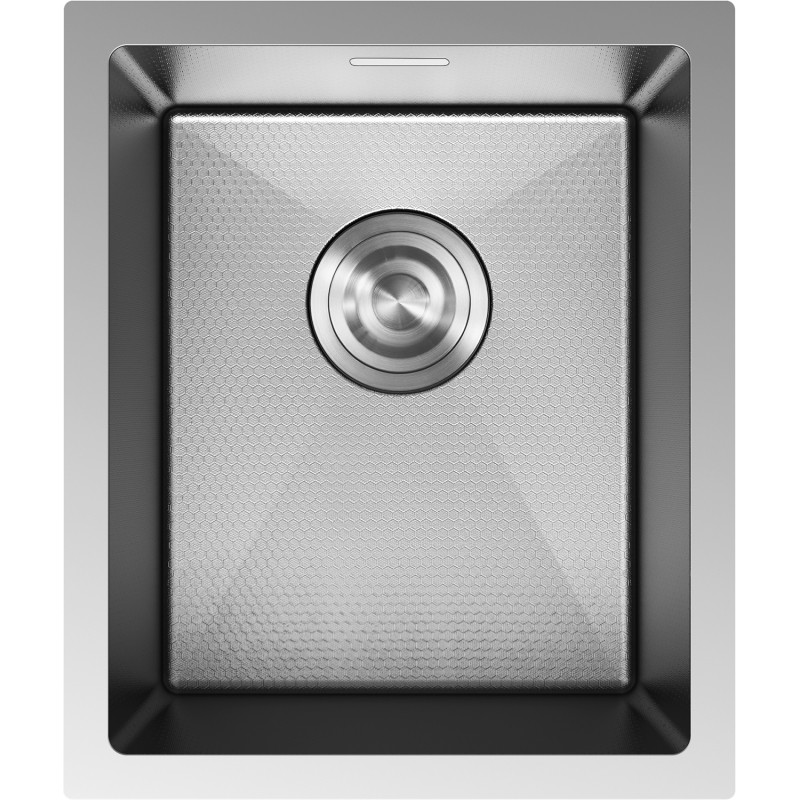 Mexen Trixo roostevabast terasest kraanikauss, 1-kambriline 370 x 440 mm, inox HC - 6412371000-01HC