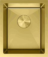 Mexen Trixo roestvrijstalen spoelbak 1-komers 370 x 440 mm, goud - 6412371000-55