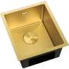 Mexen Trixo Edelstahlspüle 1-Kammer 370 x 440 mm, gold HC - 6412371000-55HC
