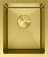 Mexen Trixo roestvrijstalen spoelbak 1-kompartiment 370 x 440 mm, goud HC - 6412371000-55HC