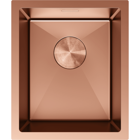 Mexen Trixo edelstahl Ëenkel-Lavabo 370 x 440 mm, Kof - 6412371000-65