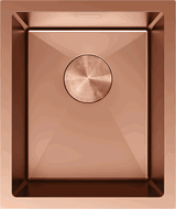 Mexen Trixo Spülbecken aus Stahl, 1-beckig, 370 x 440 mm, Kupfer - 6412371000-65