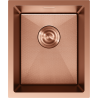 Mexen Trixo évier en acier inoxydable 1 bac 370 x 440 mm, cuivre HC - 6412371000-65HC