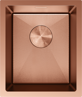 Mexen Trixo lavello in acciaio inox a 1 vasca 370 x 440 mm, rame HC - 6412371000-65HC