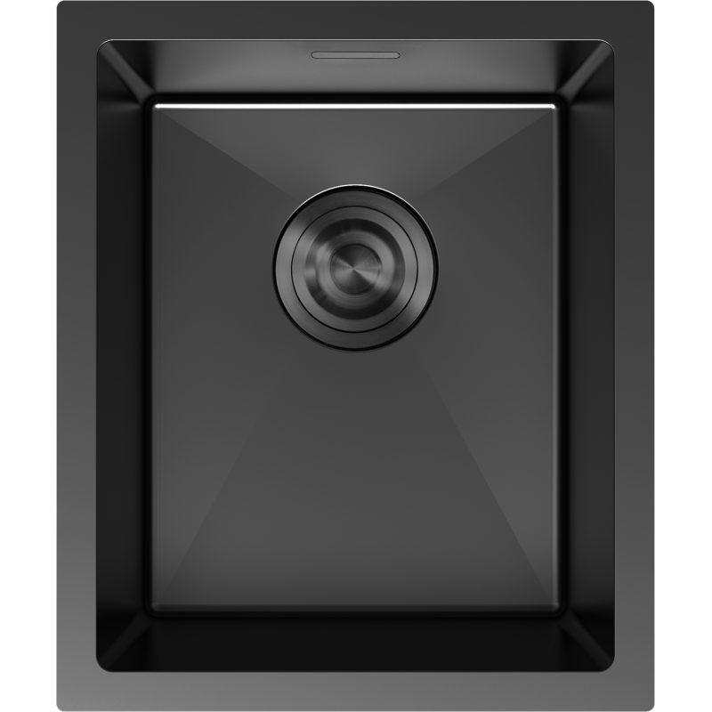 Mexen Trixo lavello in acciaio inox a 1 vasca 370 x 440 mm, nero - 6412371000-70