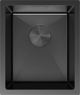 Mexen Trixo lava-loiça de aço inoxidável 1-cuba 370 x 440 mm, preto - 6412371000-70