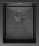 Mexen Trixo terasest valamu ühekambriline 370 x 440 mm, must HC - 6412371000-70HC
