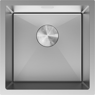 Mexen Trixo roostevabast terasest 1-sektsiooniline valamu 440 x 440 mm, inox - 6413441000-01
