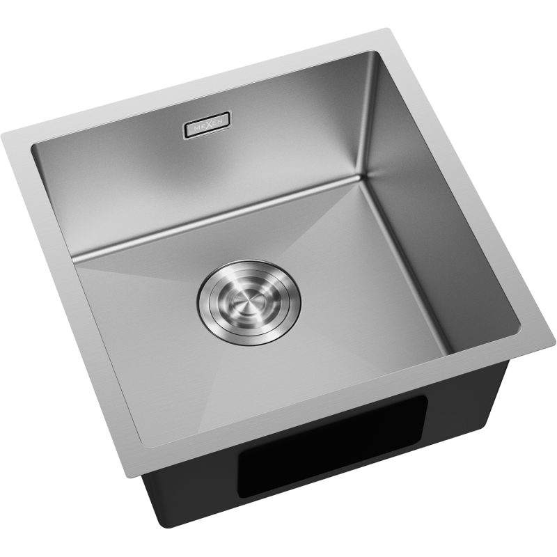 Mexen Trixo fregadero de acero inoxidable de 1 cubeta 440 x 440 mm, inox - 6413441000-01