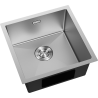 Mexen Trixo roostevabast terasest 1-sektsiooniline valamu 440 x 440 mm, inox - 6413441000-01