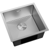 Mexen Trixo roostevabast terasest 1-sektsiooniline valamu 440 x 440 mm, inox - 6413441000-01