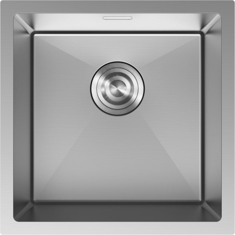 Mexen Trixo roostevabast terasest 1-sektsiooniline valamu 440 x 440 mm, inox - 6413441000-01