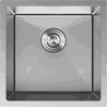 Mexen Trixo zlewozmywak stalowy 1-komorowy 440 x 440 mm, inox - 6413441000-01