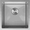 Mexen Trixo zlewozmywak stalowy 1-komorowy 440 x 440 mm, inox HC - 6413441000-01HC