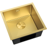 Mexen Trixo steel sink 1-bowl 440 x 440 mm, gold - 6413441000-55