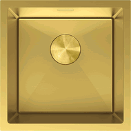 Mexen Trixo stalen spoelbak 1-kamer 440 x 440 mm, goud - 6413441000-55