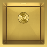 Mexen Trixo lavello in acciaio inox a 1 vasca 440 x 440 mm, oro HC - 6413441000-55HC