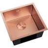 Mexen Trixo 1-Bowl Stainless Steel Sink 440 x 440 mm, Copper - 6413441000-65