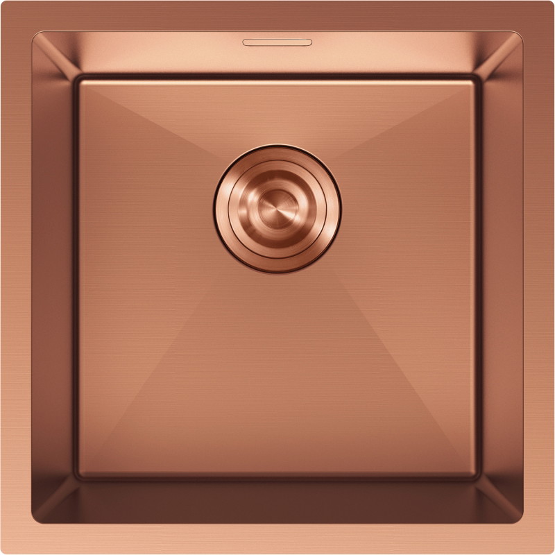 Mexen Trixo terasest köögivalamu, 1-kausiga, 440 x 440 mm, vask - 6413441000-65