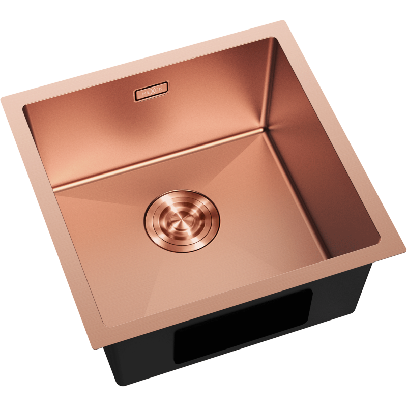 Mexen Trixo enkelhojdslöd tvättställ 440 x 440 mm, koppar - 6413441000-65