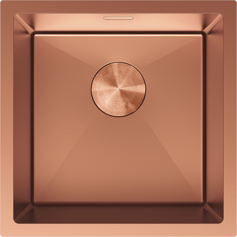 Mexen Trixo lavello in acciaio inox 1 vasca 440 x 440 mm, rame - 6413441000-65