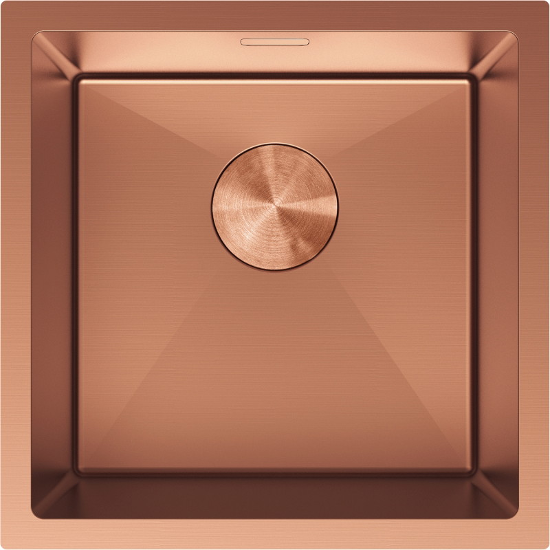 Mexen Trixo terasest köögivalamu, 1-kausiga, 440 x 440 mm, vask - 6413441000-65