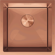 Mexen Trixo roestvrijstalen spoelbak 1-kamer 440 x 440 mm, koper - 6413441000-65