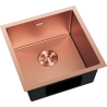 Mexen Trixo évier en acier inoxydable 1 bac 440 x 440 mm, cuivre HC - 6413441000-65HC