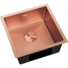 Mexen Trixo fregadero de acero 1-cubeta 440 x 440 mm, cobre HC - 6413441000-65HC