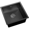 Mexen Trixo évier en acier inoxydable 1 bac 440 x 440 mm, noir HC - 6413441000-70HC