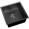 Mexen Trixo évier en acier inoxydable à 1 bac 440 x 440 mm, noir HC - 6413441000-70HC
