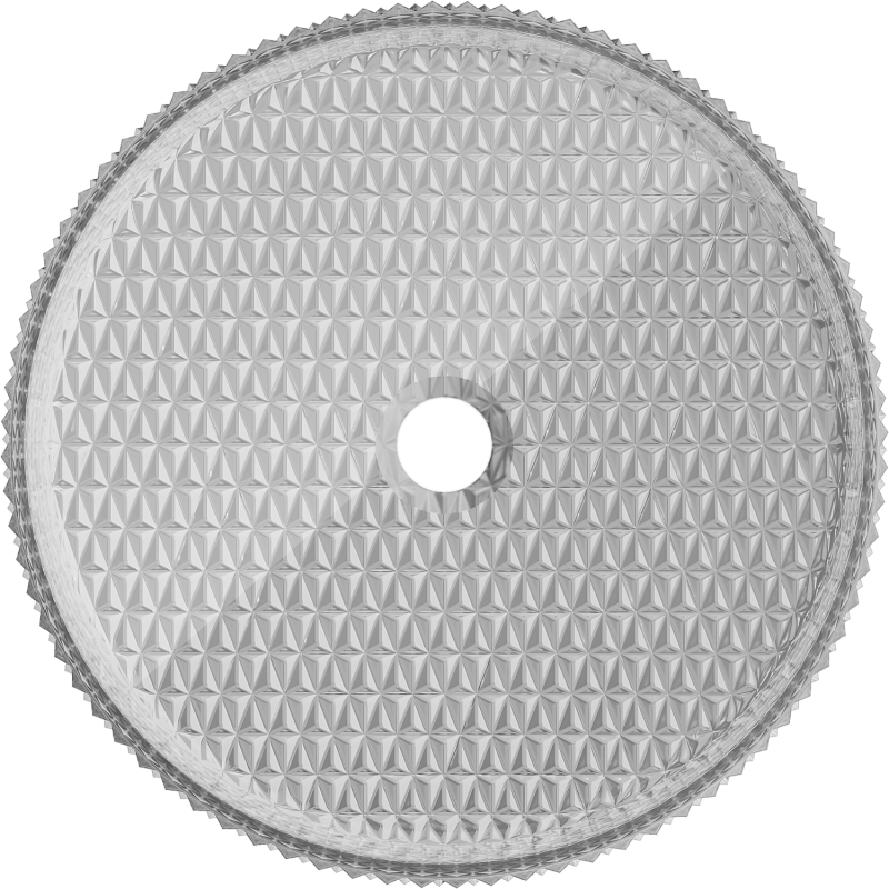 Mexen Aura glass countertop washbasin 39 x 39 cm, grey - 24013966