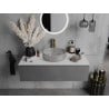 Mexen Aura glass countertop washbasin 39 x 39 cm, grey - 24013966