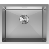Mexen Trixo RVS-gootsteen 1-kamer 540 x 440 mm, inox - 6414541000-01