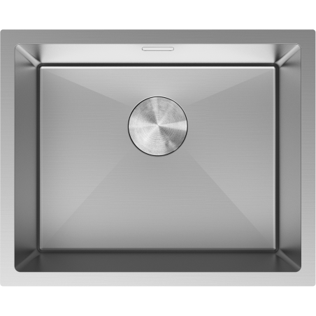 Mexen Trixo fregadero de acero 1 cubeta 540 x 440 mm, inox - 6414541000-01