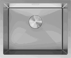 Mexen Trixo Edelstahl-Spüle 1-becken 540 x 440 mm, Inox - 6414541000-01