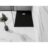 Mexen Stone+ rectangular composite shower tray 90 x 80 cm, black - 44708090