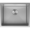 Mexen Trixo fregadero de acero inoxidable de 1 seno 540 x 440 mm, inox HC - 6414541000-01HC