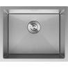 Mexen Trixo roostevabast terasest köögivalamu, ühe kambriga, 540 x 440 mm, inox HC - 6414541000-01HC