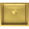 Mexen Trixo roestvrijstalen spoelbak, 1 Kamer, 540 x 440 mm, goud - 6414541000-55