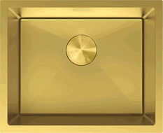 Mexen Trixo Edelstahlspüle 1-Kammer 540 x 440 mm, gold - 6414541000-55