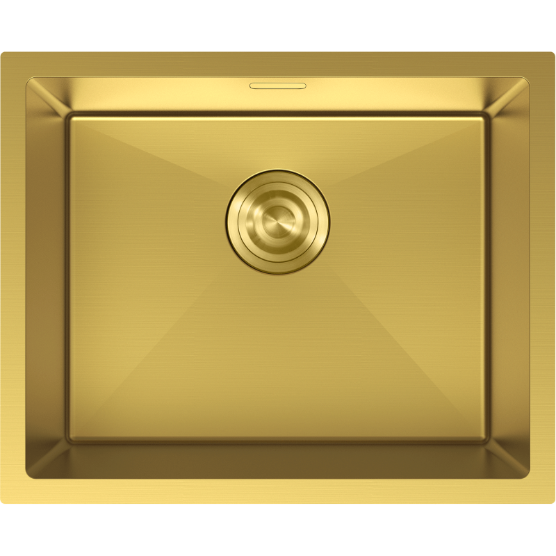 Mexen Trixo Edelstahlspüle 1-Becken 540 x 440 mm, gold - 6414541000-55
