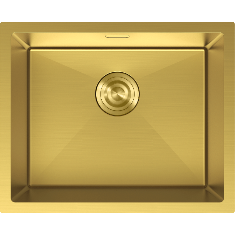 Mexen Trixo lavello in acciaio 1 vasca 540 x 440 mm, oro - 6414541000-55