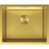 Mexen Trixo stalen spoelbak 1-komorig 540 x 440 mm, goud - 6414541000-55
