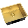 Mexen Trixo Edelstahlspüle 1-Becken 540 x 440 mm, gold HC - 6414541000-55HC