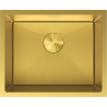 Mexen Trixo lavello in acciaio 1 vasca 540 x 440 mm, oro HC - 6414541000-55HC