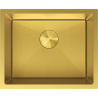 Mexen Trixo stalen spoelbak 1-kompartment 540 x 440 mm, goud HC - 6414541000-55HC
