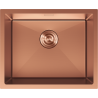 Mexen Trixo fregadero de acero inoxidable de 1 cubeta 540 x 440 mm, cobre - 6414541000-65